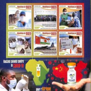 A8426 - NIGER - ERROR MISPERF Stamp Sheet - 2021 Disease Medicine