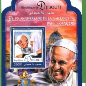 A0474 - DJIBOUTI - ERROR MISSPERF  2016 religions pope Francesco Папа Франциск