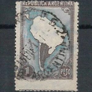 43251  ARGENTINA -  ANTARCTIC POLAR - Stamp with shifted PRINTING / PERFORATION