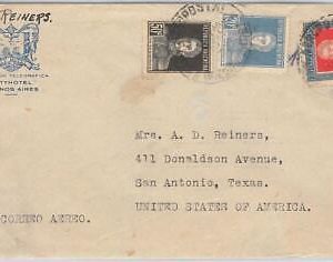 43342  - ARGENTINA - POSTAL HISTORY  -  AIRMAIL COVER to USA 1934