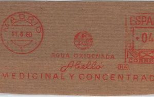 56752 - SPAIN - POSTAL HISTORY: Mechanical Postmark on CUT-OUT 1960 : MEDICINE