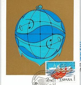 63748 - SPAIN - POSTAL HISTORY: MAXIMUM CARD 1973 -  FISHING Fish