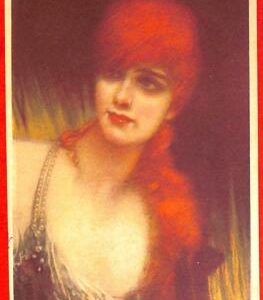 Lib7746 - VINTAGE Artist signed POSTCARD - Glamour :  VINCA 1922 Spain