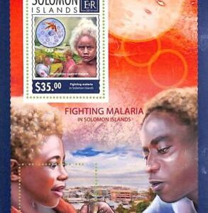 A8542a - SOLOMON - Stamp Sheet -ERROR MISPERF 2014 DISEASE MALARIA