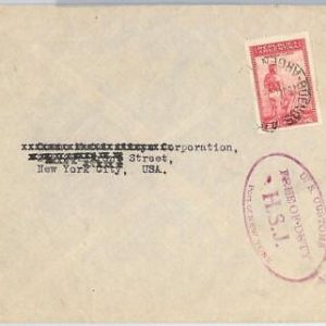 43346 -  ARGENTINA - POSTAL HISTORY  -  AIRMAIL COVER to USA 1940'S