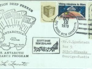 86524 - USA - Postal History - COVER from ANTARCTIC BASE: Scott NEW ZEALAND 1979