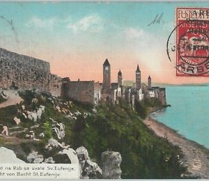 BK025 - ITALIA OCCUPAZIONI: ARBE - Storia Postale:  CARTOLINA 1920 frima DIENA