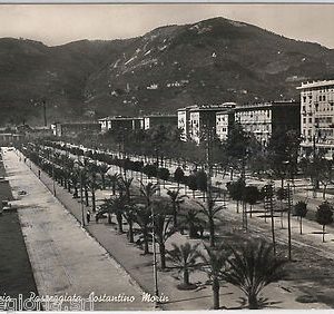 56046  -- CARTOLINA d'Epoca - LA SPEZIA città:  Passeggiata Morin 1948