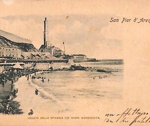ab2907 - CARTOLINA D'EPOCA - Genova Provincia : San Pier d'Arena