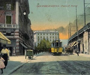 ab2908 - CARTOLINA D'EPOCA - Genova Provincia : San Pier d'Arena
