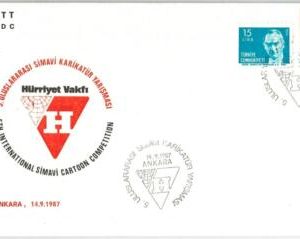 61670 -  TURKEY  - POSTAL HISTORY -  COVER:  CARTOON COMPETITION ! 1987