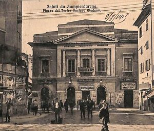 ab2919 - CARTOLINA D'EPOCA - Genova Provincia : Sampierdarena