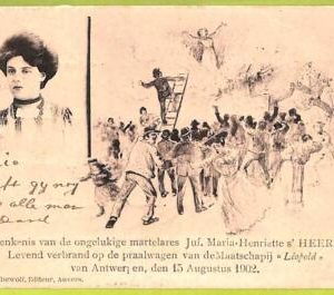 af4415 - BELGIUM Belgique - Carte Postal Ancienne VINTAGE  POSTCARD -Anvers-1902