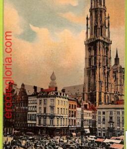 af4437 - BELGIUM Belgique - Carte Postal Ancienne VINTAGE  POSTCARD -Anvers