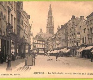 af4475 - BELGIUM Belgique - Carte Postal Ancienne VINTAGE  POSTCARD -Anvers-1907