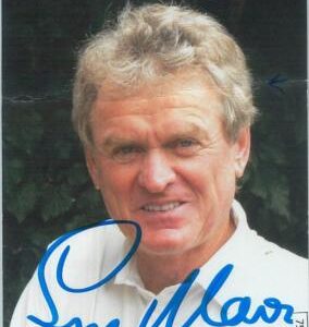 75838 - Autograph -  CARD signed FOOTBALL:  Sepp Maier BAYERN FC  2014