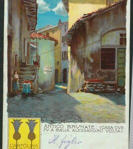 Lib998 - CARTOLINA d'Epoca - PUBBLICITARIA Illustrata CHIATTONE  Funicolare COMO