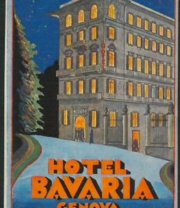 Lib997 - CARTOLINA d'Epoca - PUBBLICITARIA Illustrata - CALAMIDA Hotel GENOVA