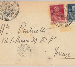 65311 - REGNO storia postale - PRIMI VOLI - LONGHI # 1366  Livorno 1925