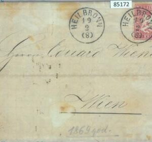 85172 - GERMANY Wurtenberg - Postal History - Michel  31 on COVER from HEILBRONN