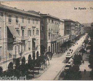 56063  -- CARTOLINA d'Epoca - LA SPEZIA città:  Via Chiodo