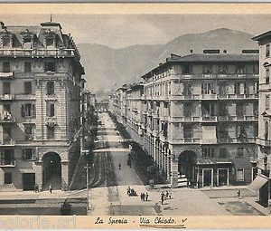 56066  -- CARTOLINA d'Epoca - LA SPEZIA città:  Via Chiodo  1947