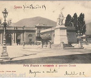 56067  -- CARTOLINA d'Epoca - LA SPEZIA città:  Via Chiodo