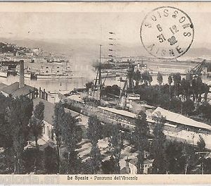 56070  -- CARTOLINA d'Epoca - LA SPEZIA città:  PANORAMA  1922