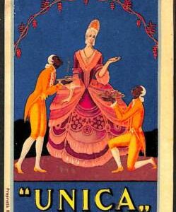 Lib749 - CARTOLINA d'Epoca - PUBBLICITARIA Illustrata - UNICA Cioccolato Caramel