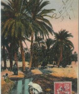 80271 -  FRENCH Maroc MOROCCO  - VINTAGE POSTCARD -  La Seguia  1917