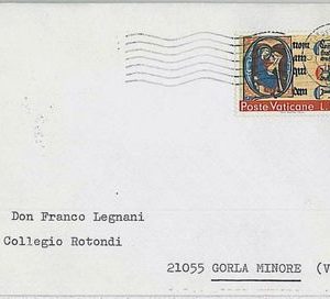 30093   VATICANO : STORIA POSTALE postal history COVER BUSTA