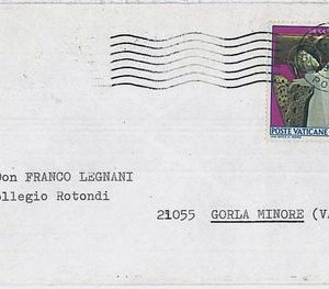 30069  VATICANO : STORIA POSTALE postal history COVER BUSTA 1974