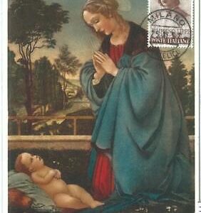 71057 -  ITALY   - Postal History - FDC MAXIMUM CARD - ART Lippi RELIGION  1957
