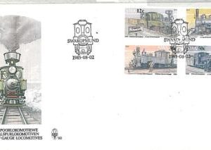 38202  - South West Africa SWA - FDC COVER 1985- TRAINS