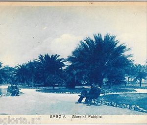 56105  -- CARTOLINA d'Epoca - LA SPEZIA città: GIARDINI  PUBBLICI