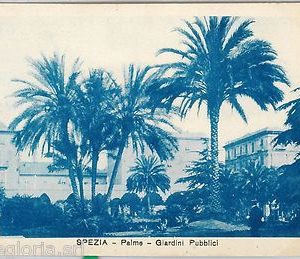 56108  -- CARTOLINA d'Epoca - LA SPEZIA città: GIARDINI  PUBBLICI