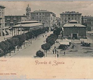 56112 -- CARTOLINA d'Epoca - LA SPEZIA città:  Via CAVOUR  1899
