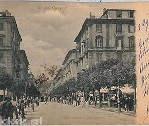 56114 -- CARTOLINA d'Epoca - LA SPEZIA città:  Via CAVOUR  1899
