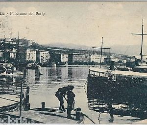 56135  -- CARTOLINA d'Epoca - LA SPEZIA città:  il PORTO  1925