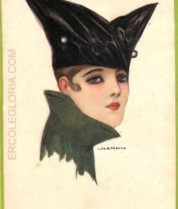af1647 - VINTAGE POSTCARD - Glamour Ladies  - ARTIST SIGNED - Nanni - 1917