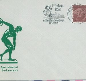 75630 - GERMANY - POSTAL HISTORY - Postmark on cover 1957 - Elephants IVORY CITY