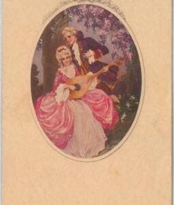 55132 - VINTAGE POSTCARD - Glamour Ladies Donnine - ARTIST SIGNED: CORBELLA #5