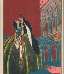 55159 - VINTAGE POSTCARD - Glamour Ladies Donnine - ARTIST SIGNED: SCATTINA #55