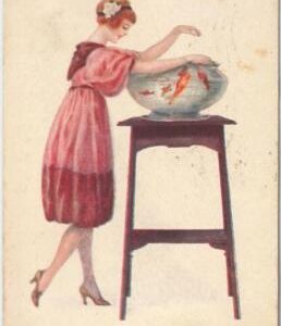 56200 - VINTAGE POSTCARD - Glamour Ladies Donnine - ARTIST SIGNED:BOMPARD #2