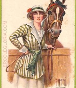 af1691 - VINTAGE POSTCARD - Glamour Ladies  - ARTIST SIGNED - Rappini - 1917