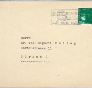 60018 - NETHERLANDS - POSTAL HISTORY - COVER to ITALY : TRAINS 1952