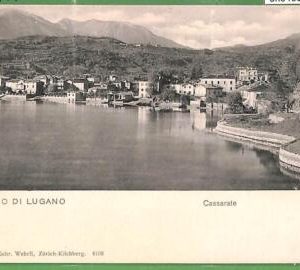 ah0461 -  SWITZERLAND - VINTAGE POSTCARD  - Cassarate - Lake Lugano