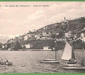 ah0472 -  SWITZERLAND - VINTAGE POSTCARD  - Castagnola - Lake Lugano