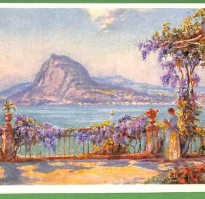 ah0468 -  SWITZERLAND - VINTAGE POSTCARD  - Castagnola - Lake Lugano
