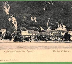 ah0519 -  SWITZERLAND - VINTAGE POSTCARD  - Caprino - Lake Lugano